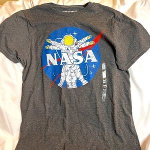 NASA Astronaut Logo SpaceBlack Shirt Fifth Sun SZ S Men's Space Travel